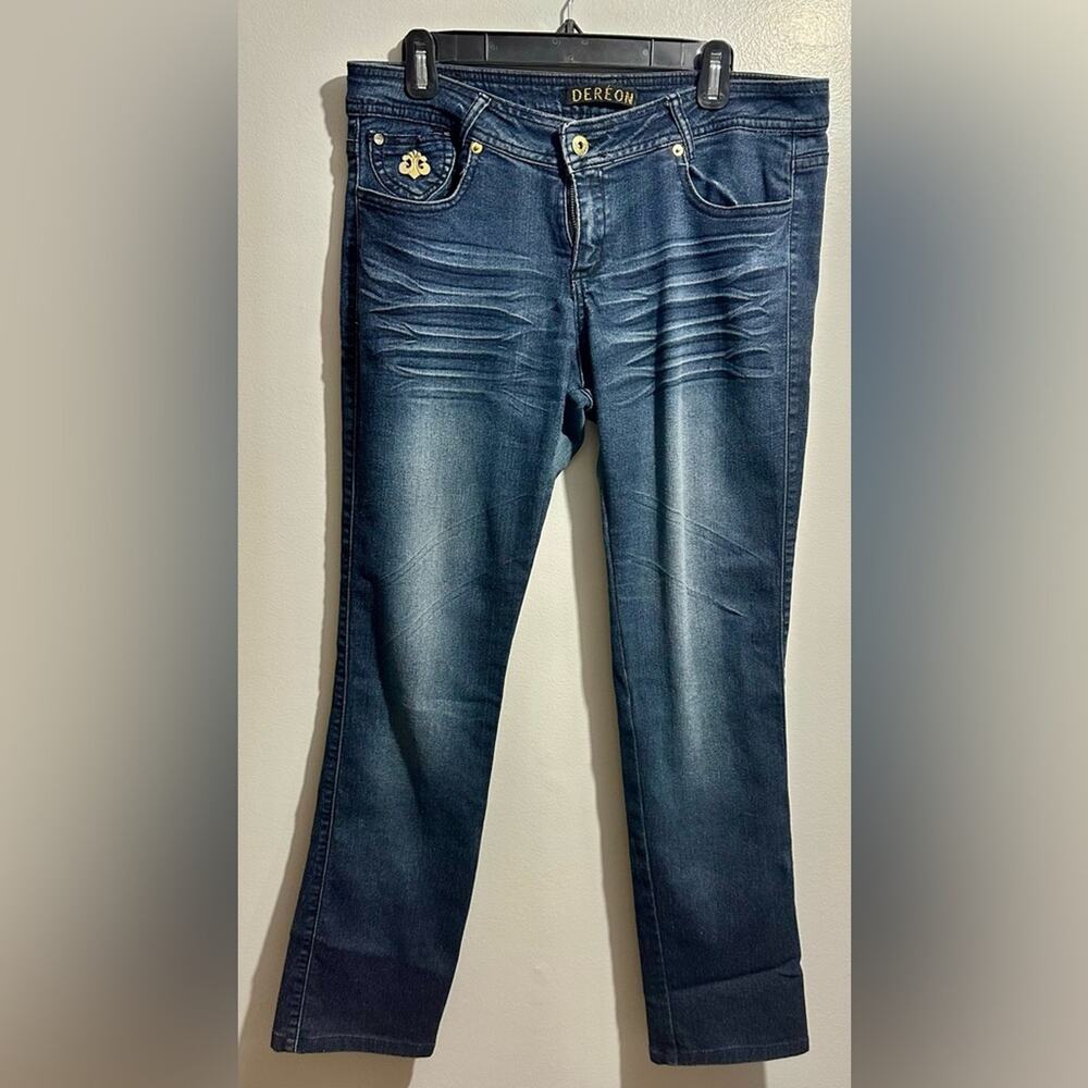 Dereon Dark Blue Denim Jeans Size 13/14 (220)